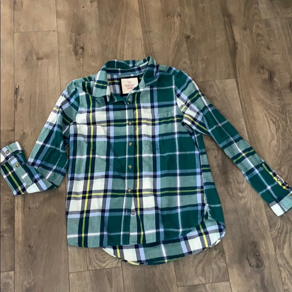Blue/Green Plaid Flannel